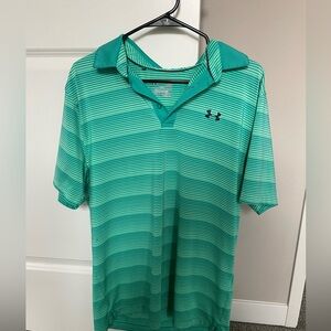 UA stripped golf polo